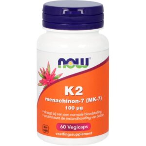 K2 Menachinon-7 (MK-7) 100 mcg NOW