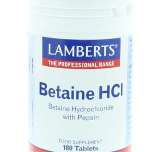 Betaine HCL 324mg/Pepsine 5mg Lamberts