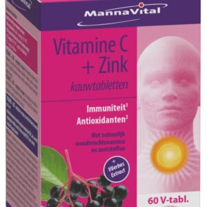 Vitamine C plus zink Mannavital