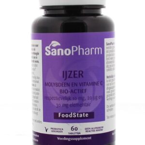 IJzer 10 mg & moly 20 mcg & C 30 mg Sanopharm
