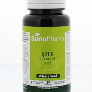 IJzer 5 mg wholefood Sanopharm